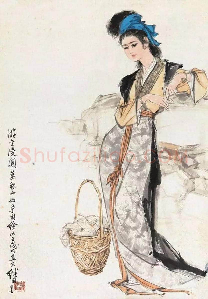 刘继卣先生笔下美女画欣赏 | 书画百科