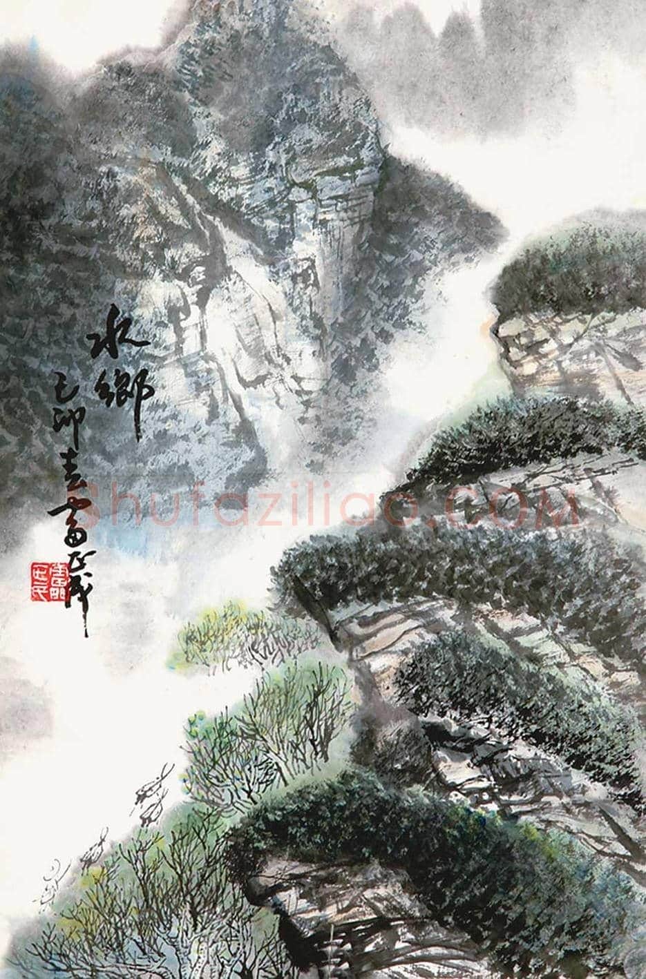 雷正民山水画作品欣赏 | 书画常识