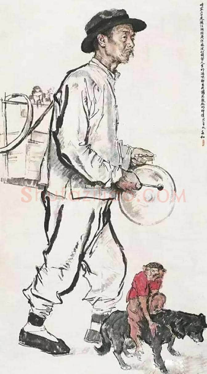 蒋兆和人物画精选 | 书画知识