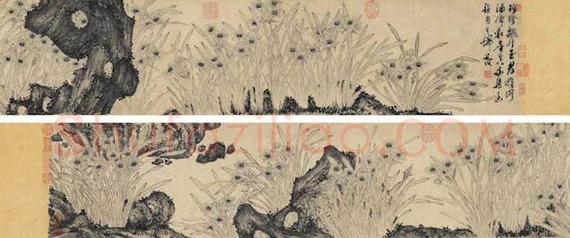 明代水仙画：淋漓洒脱的写意 | 书画科普