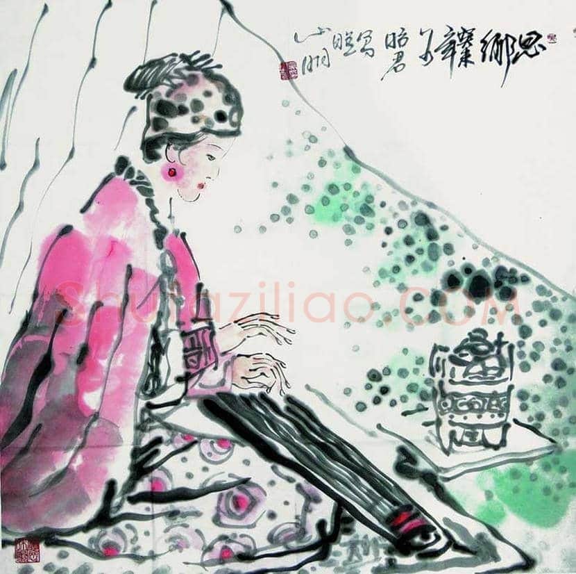 吴山明人物画作品欣赏 | 书画学堂