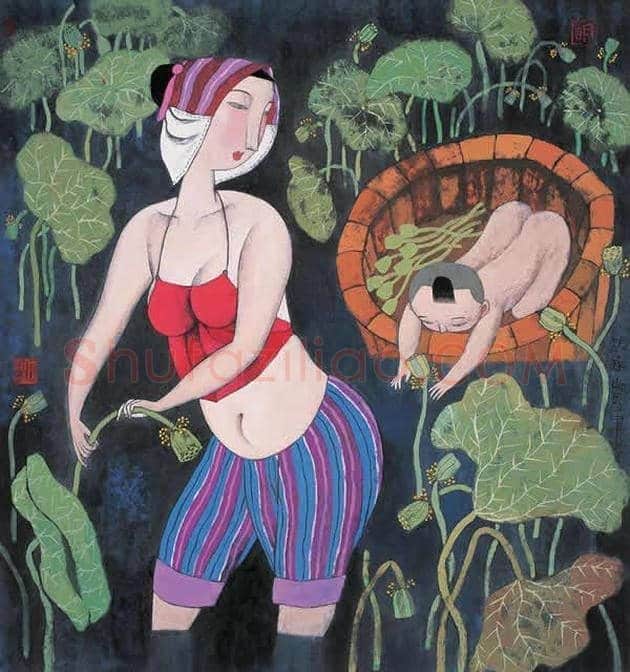 胡永凯作品欣赏-美人依旧 | 书画文摘