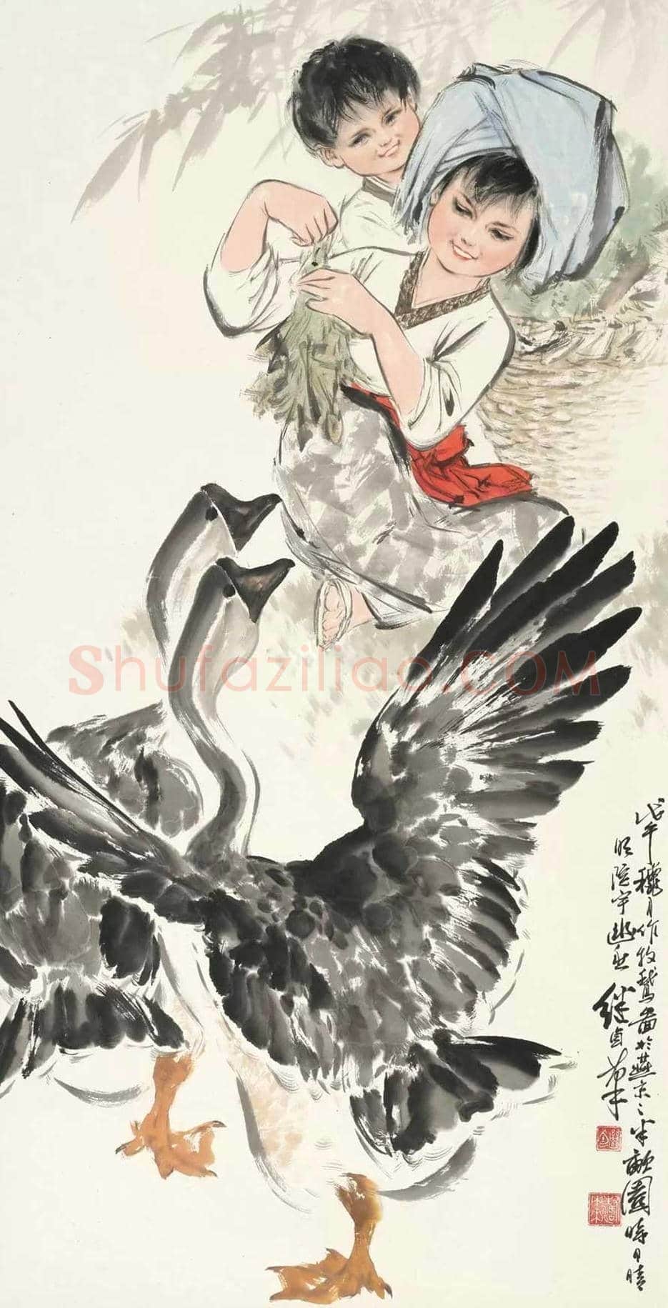 刘继卣人物画欣赏 | 书画学堂