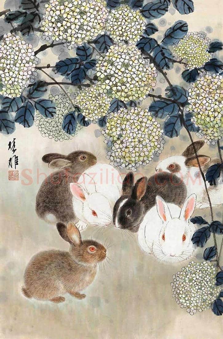 方楚雄工笔动物欣赏,很有乡土气息 | 书画资料