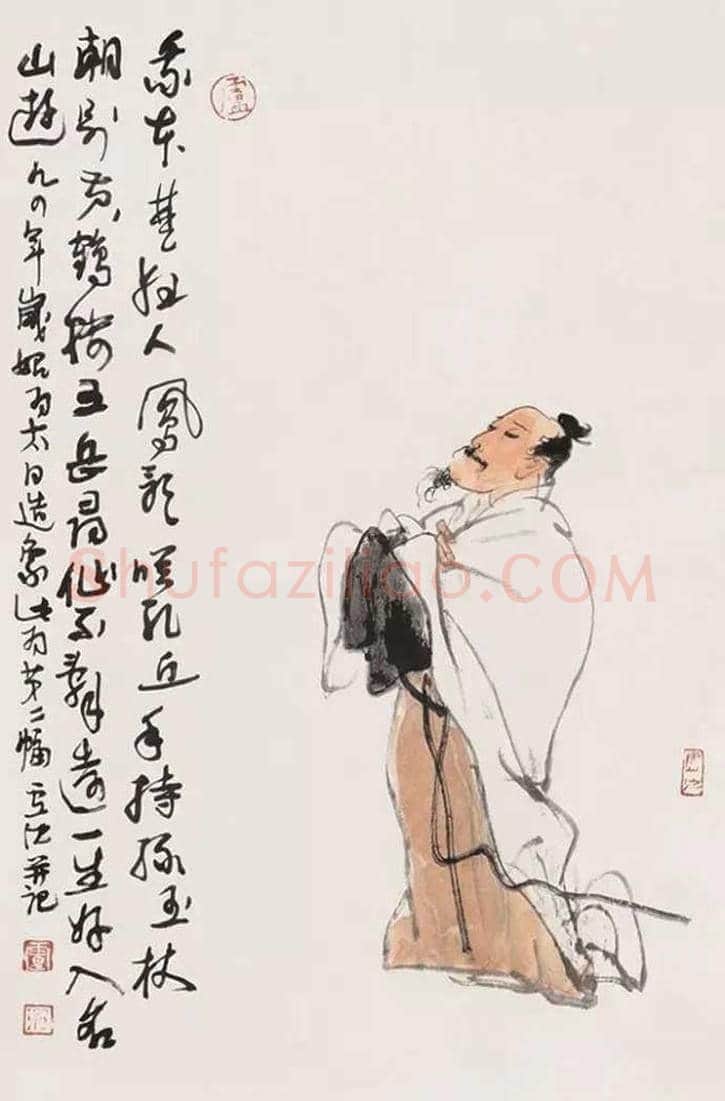 卢沉水墨人物画作品欣赏 | 书画资料