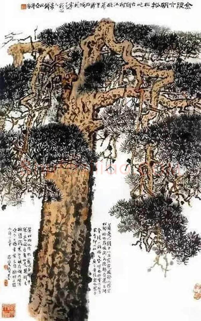 钱松嵒画松力作欣赏 | 书画学堂