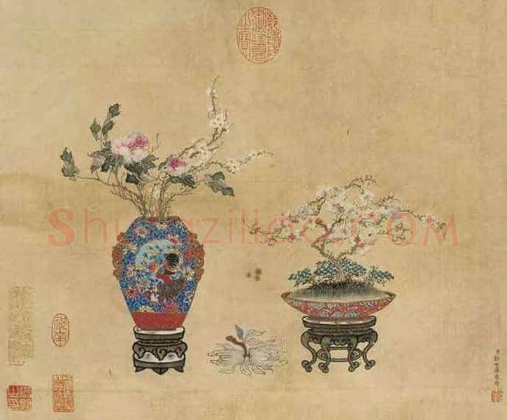 史上最全《岁朝清供图》:潘天寿、张大千、梅兰芳等 | 书画学堂