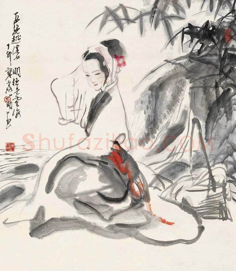 吴山明人物画作品欣赏 | 书画学堂