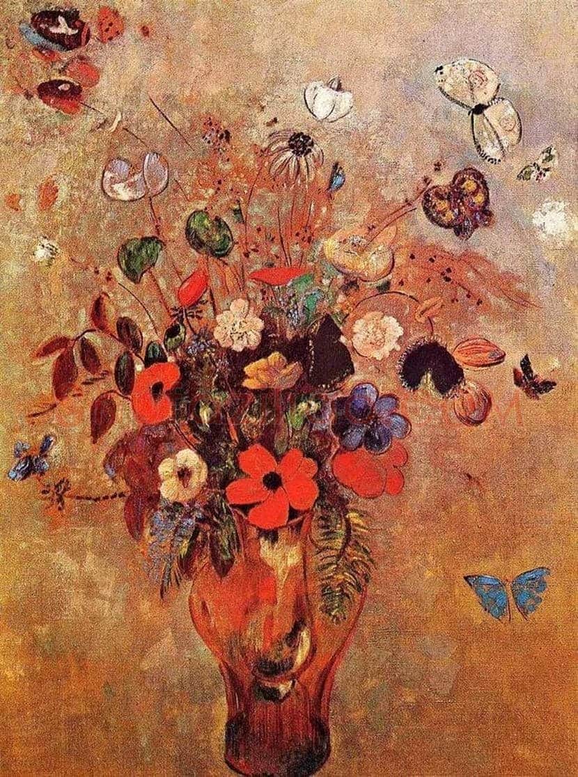 奥蒂诺·雷东的花卉作品欣赏 | 书画百科