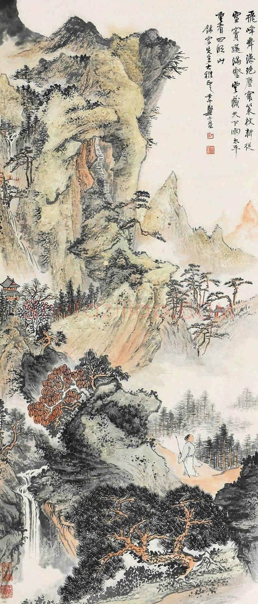 郑午昌山水画欣赏 | 书画常识