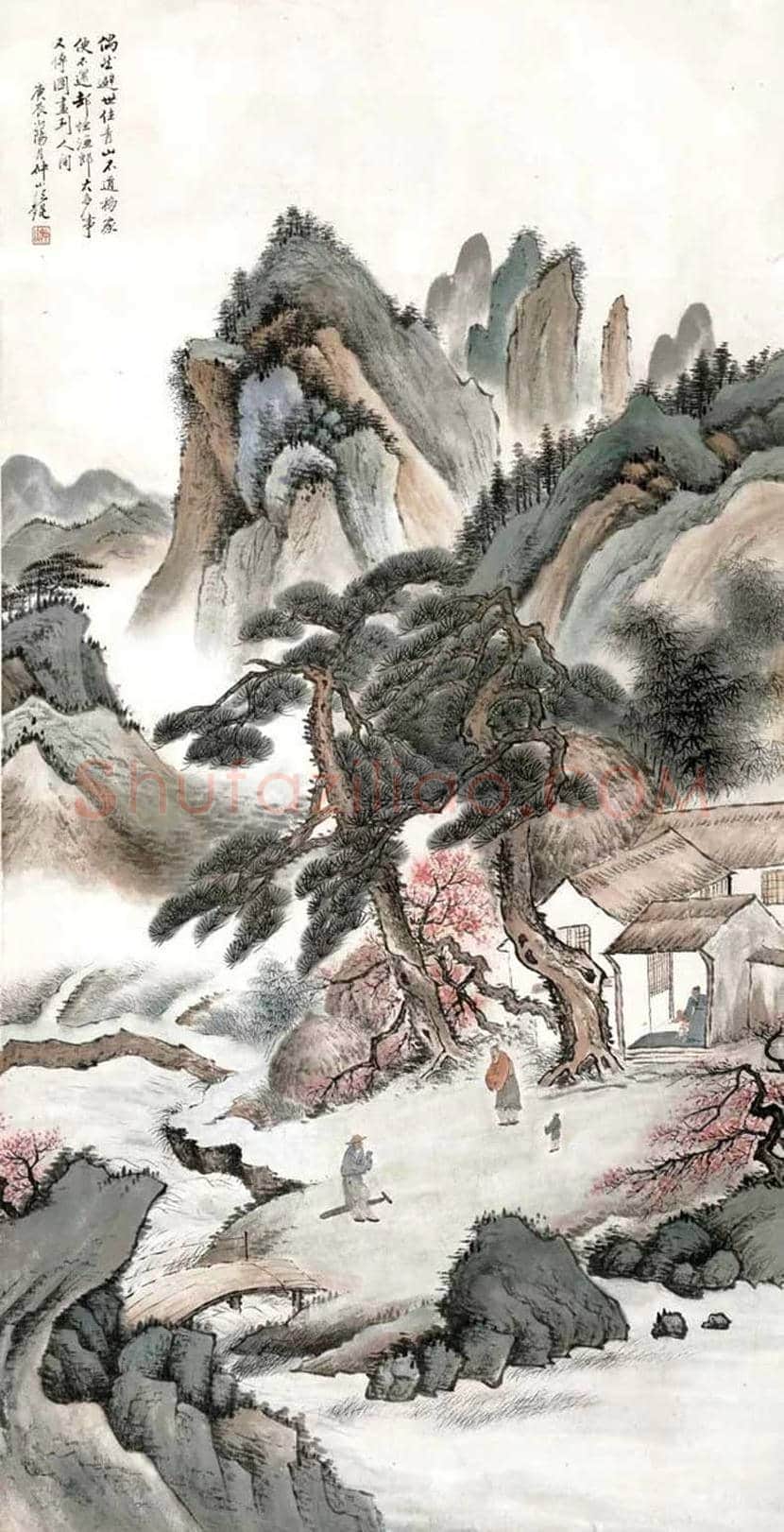 汪琨山水画作品欣赏 | 书画百科