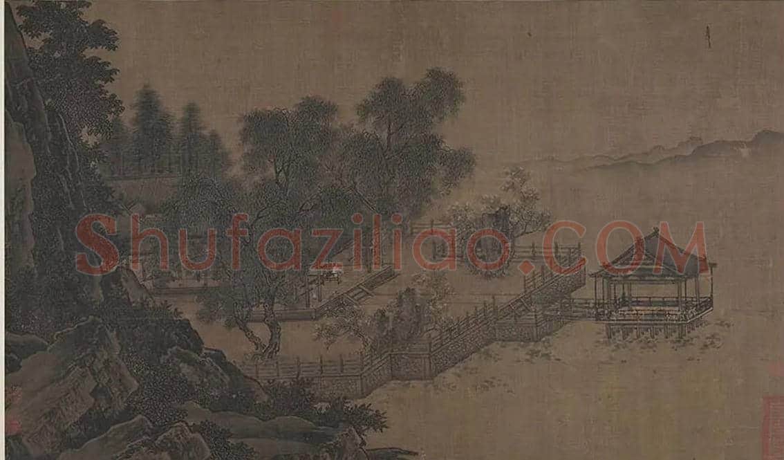 刘松年《四景山水图》欣赏 | 书画常识
