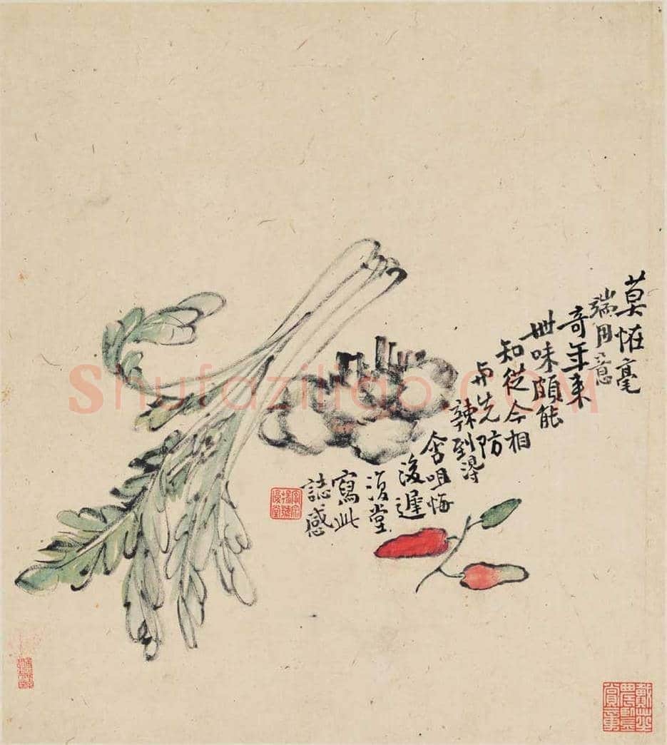 李鱓花鸟册页欣赏 | 书画讲解
