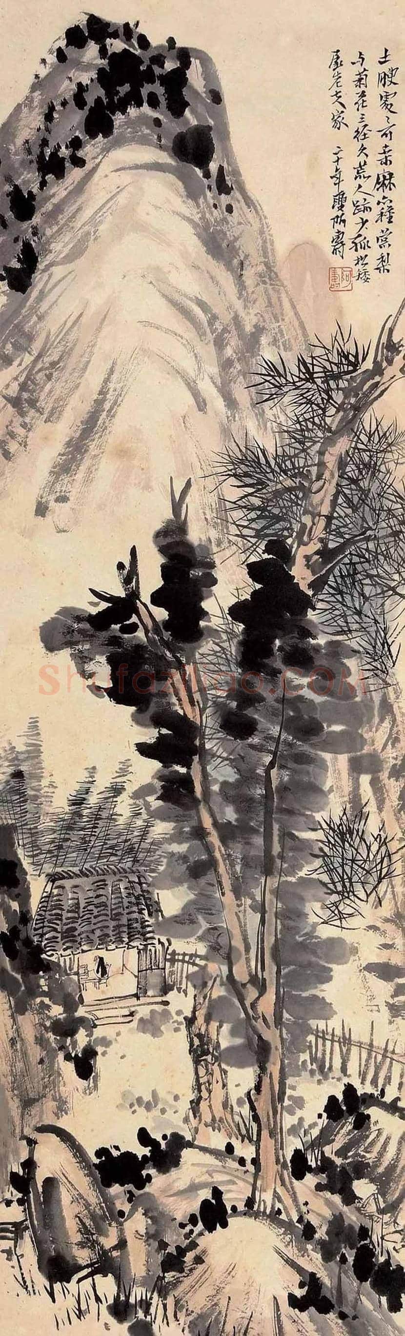 潘天寿山水画欣赏 | 书画科普