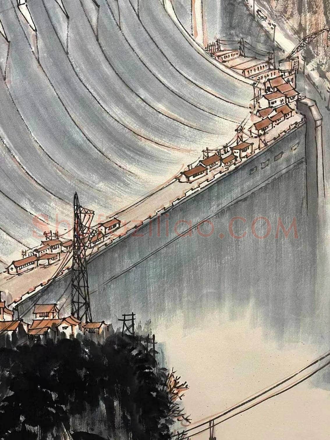 宋文治巨幅《新安江上》,时代经典再现! | 国画赏析