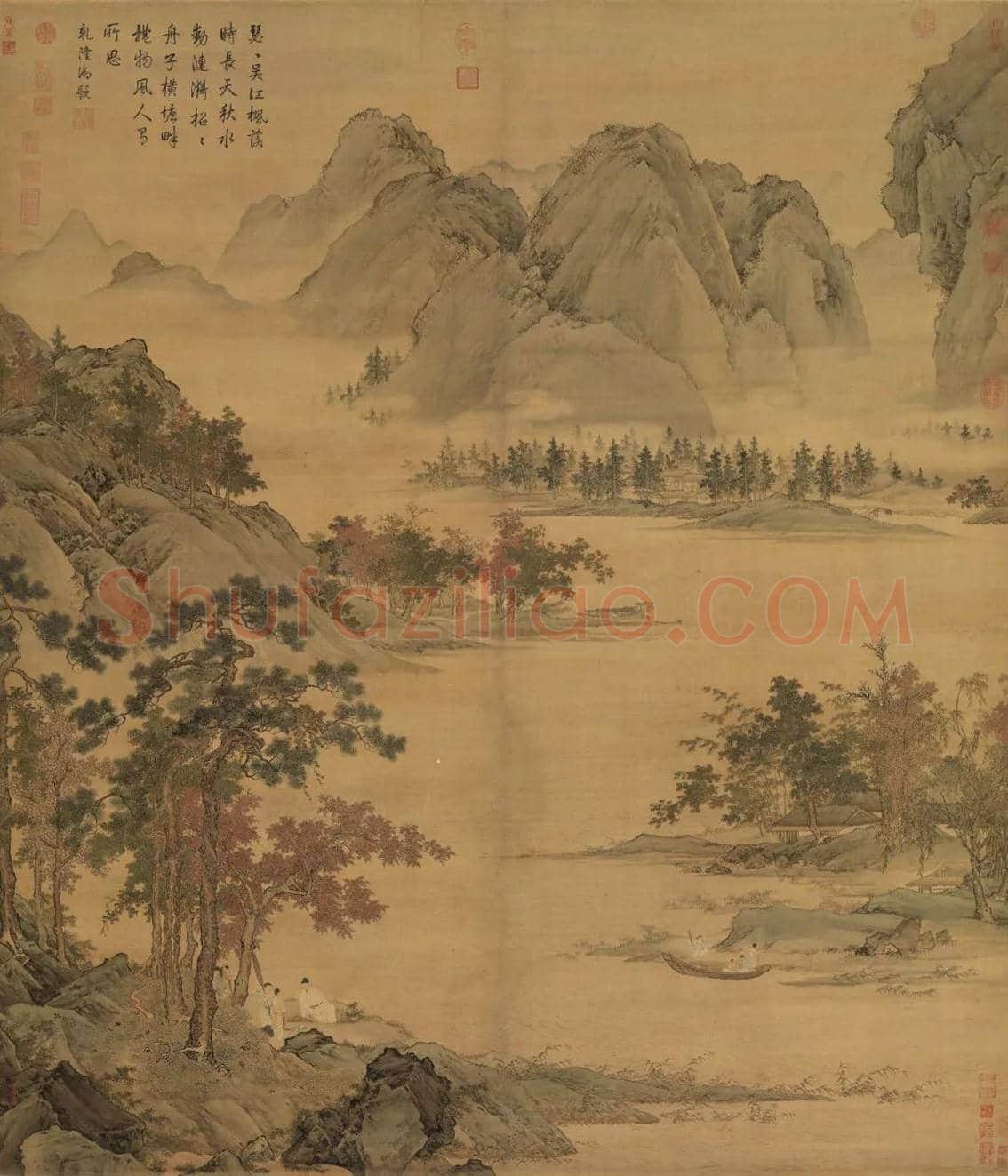 仇英·仙山与桃源 | 书画文摘