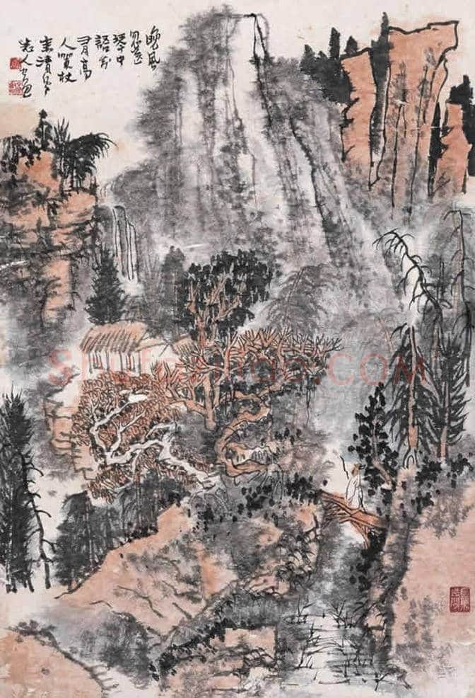 绘画奇人黄秋园作品欣赏(100幅) | 书画百科