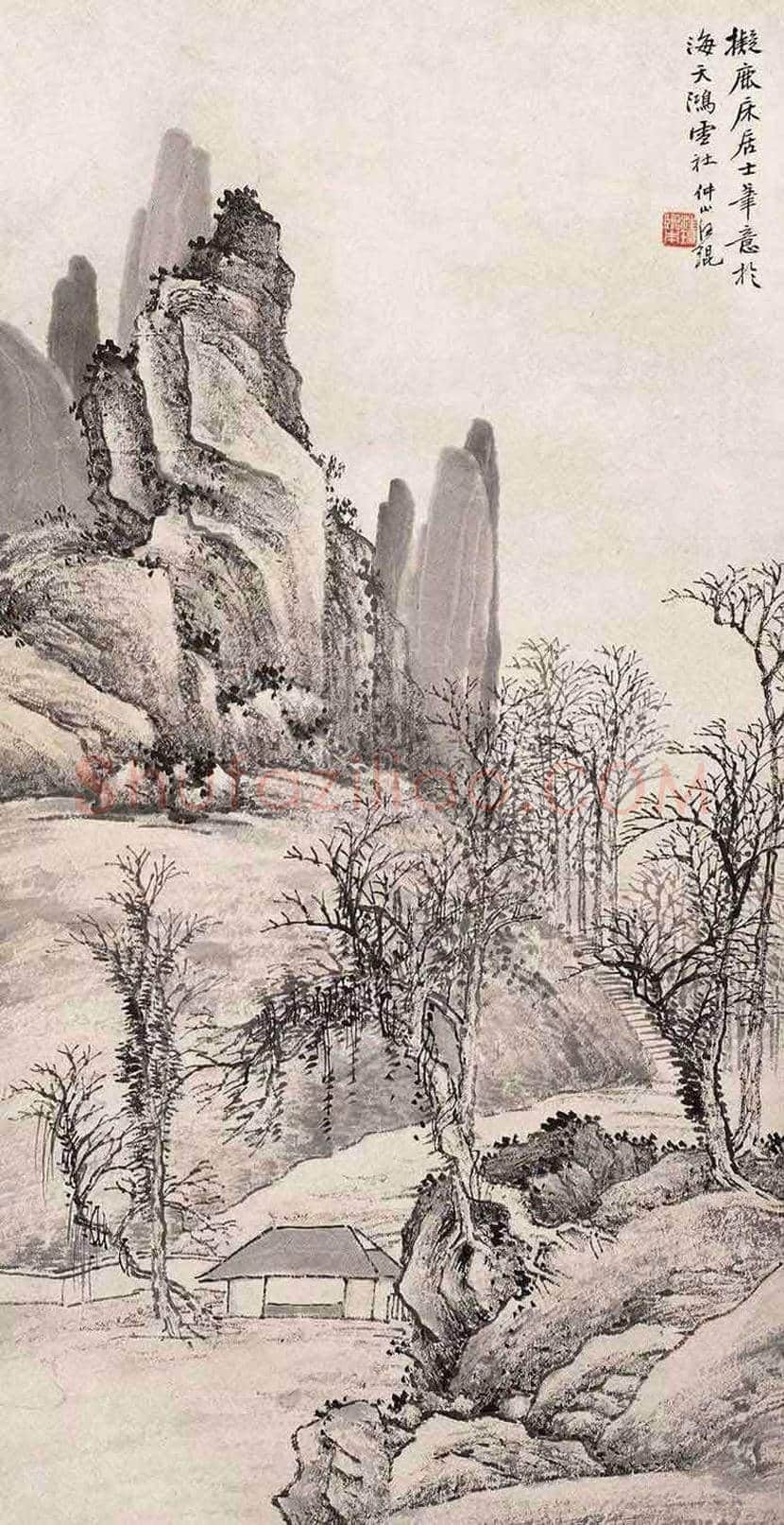 汪琨山水画作品欣赏 | 书画百科