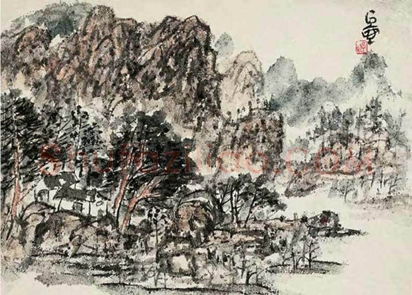 陈子庄山水画作品欣赏 | 书画文摘
