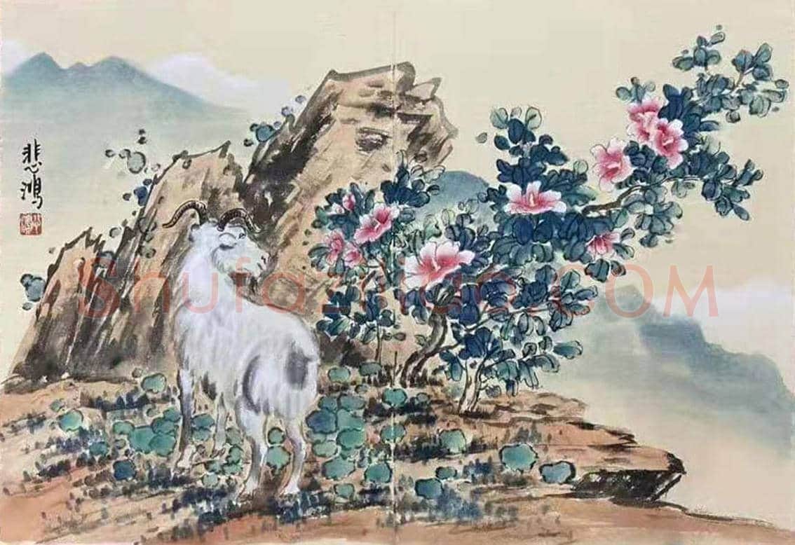 徐悲鸿《十二生肖图册》，绝世孤品首现！ | 国画图片