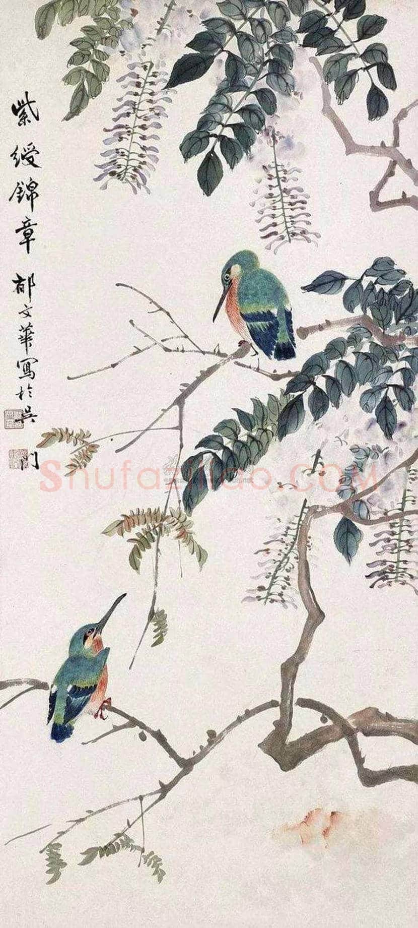 郁文华作品欣赏 | 书画资料