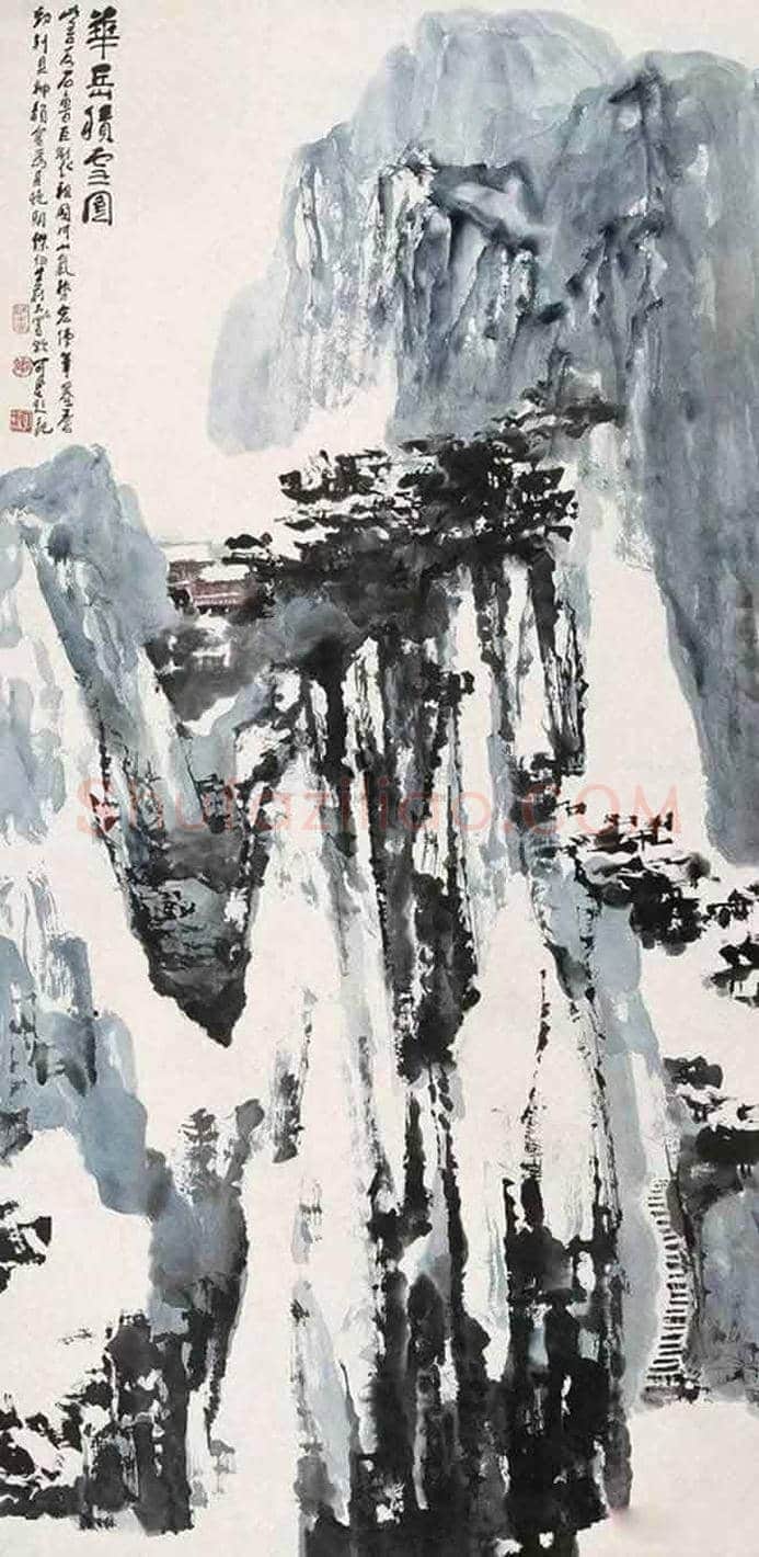 石鲁山水画作欣赏，撼人心魄！ | 书画讲解