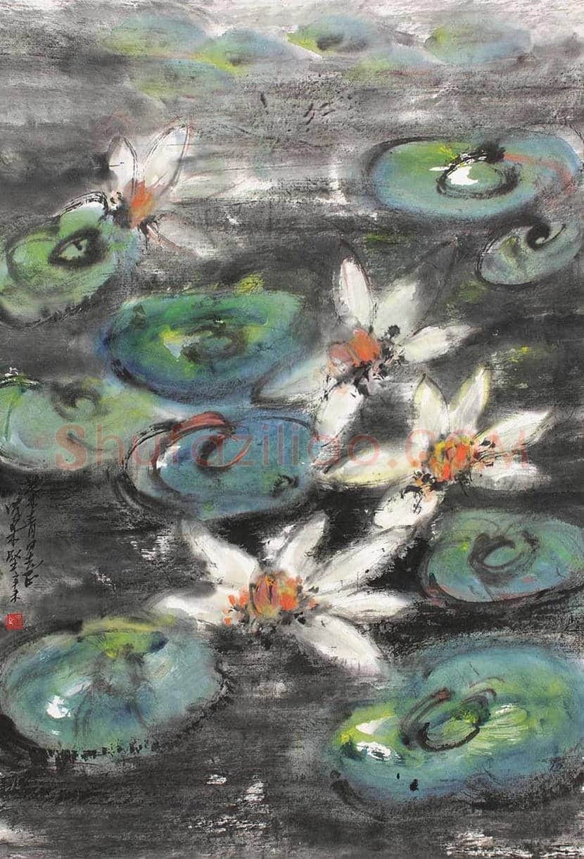 沈柔坚花鸟画作品欣赏 | 书画科普