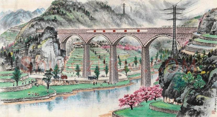 周怀民山水画作品欣赏 | 书画科普