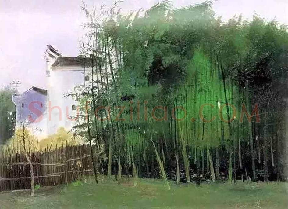 吴冠中，画不尽的江南人家 ! | 书画文摘