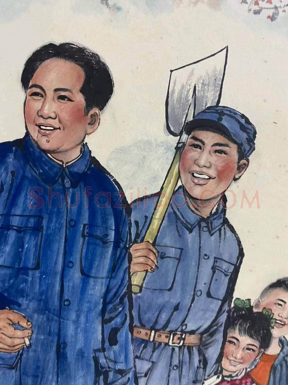 刘文西《幸福渠》，经典再现！ | 国画欣赏