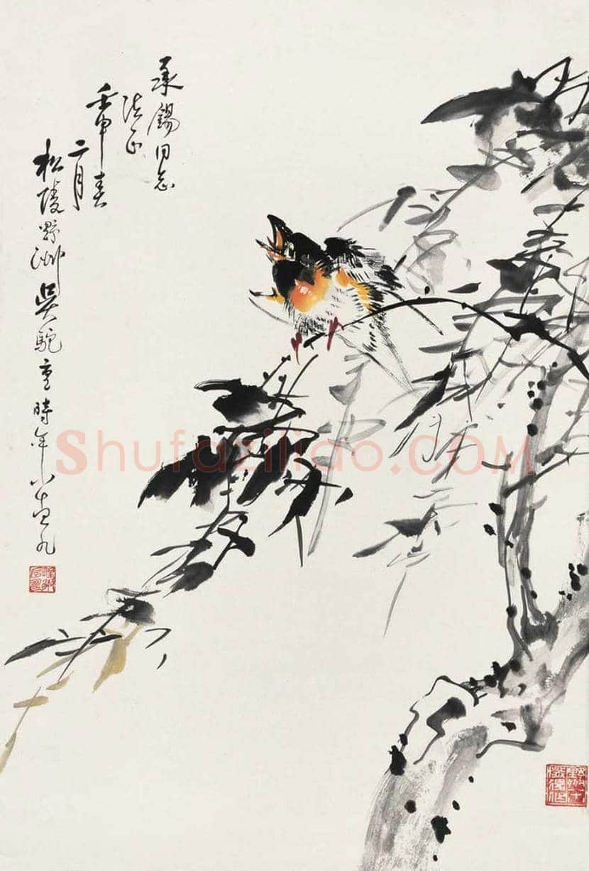 吴野洲国画作品欣赏 | 书画学堂