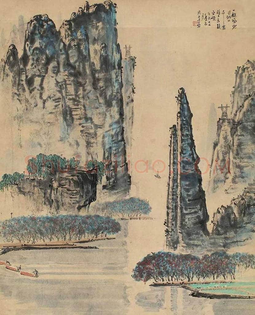 周中孚山水画欣赏 | 书画百科