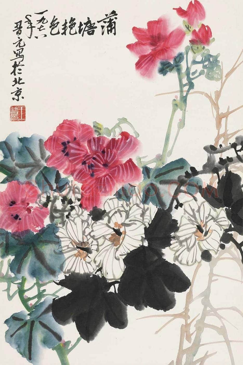 王晋元花鸟画作品欣赏 | 书画学堂