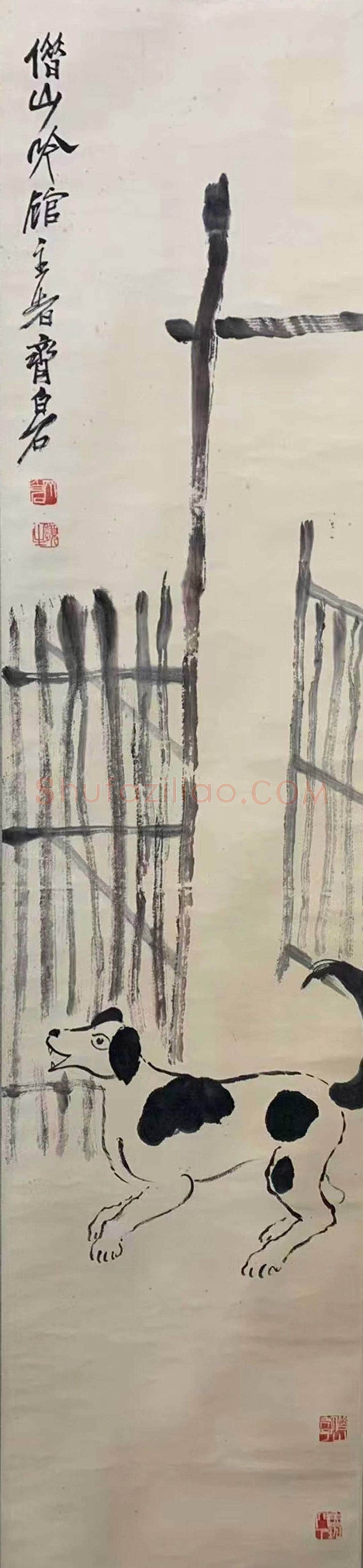 齐白石经典《动物四屏》，雅俗共赏！ | 国画图片