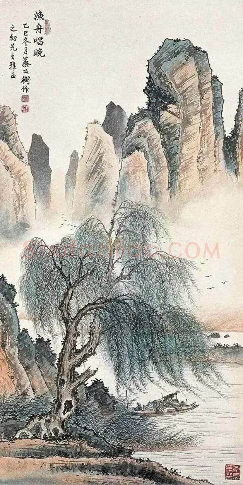 黎葛民山水画作品欣赏 | 书画百科