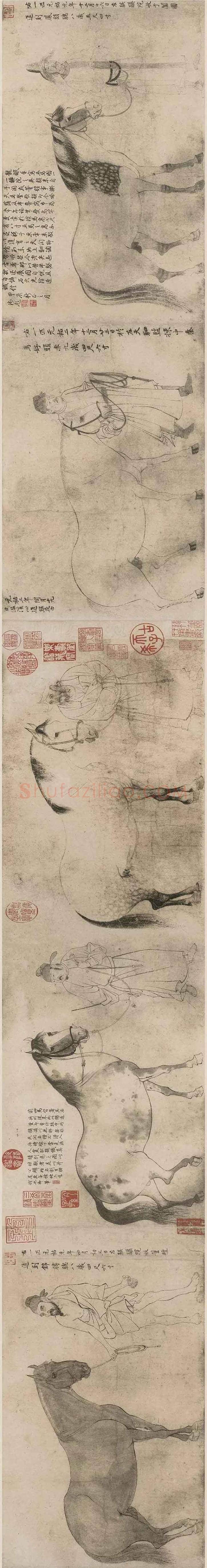 溥仪盗运出宫的李公麟《五马图》将现日本 | 书画常识