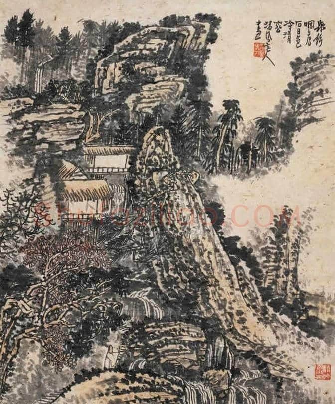 绘画奇人黄秋园作品欣赏(100幅) | 书画百科
