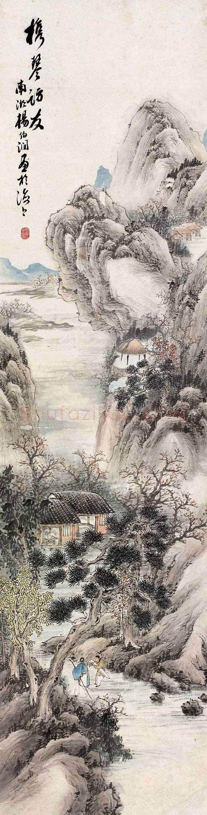 杨伯润山水画欣赏 | 书画知识