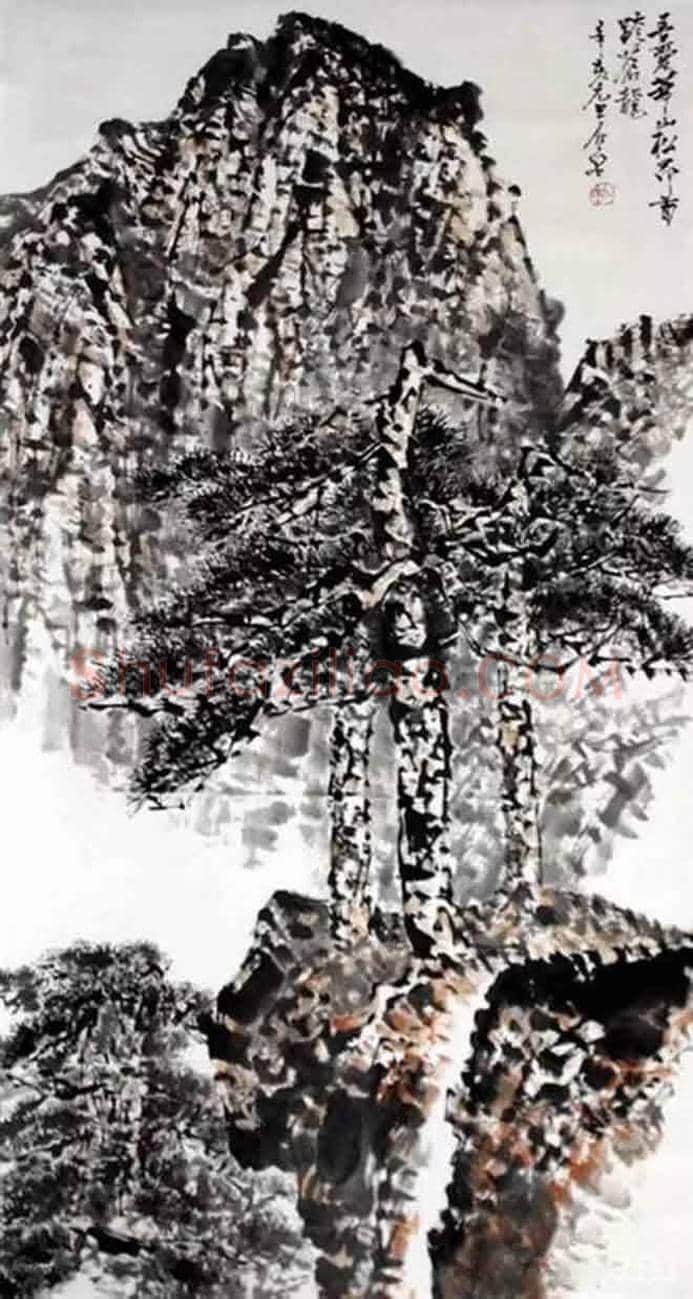石鲁山水画作欣赏，撼人心魄！ | 书画讲解