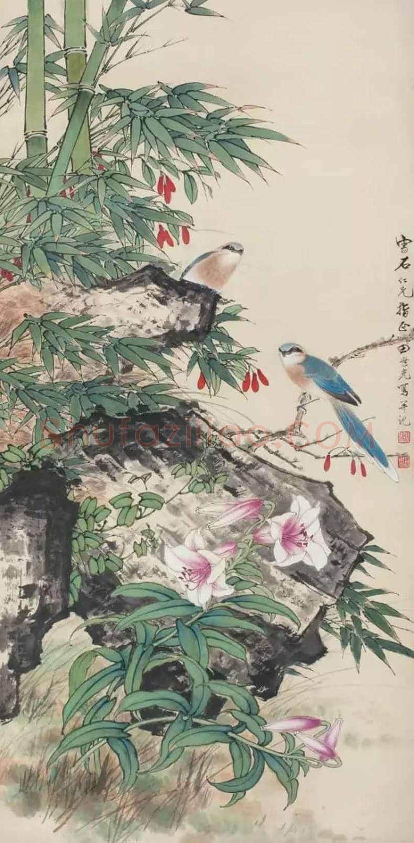 田世光花鸟画作品欣赏 | 书画科普