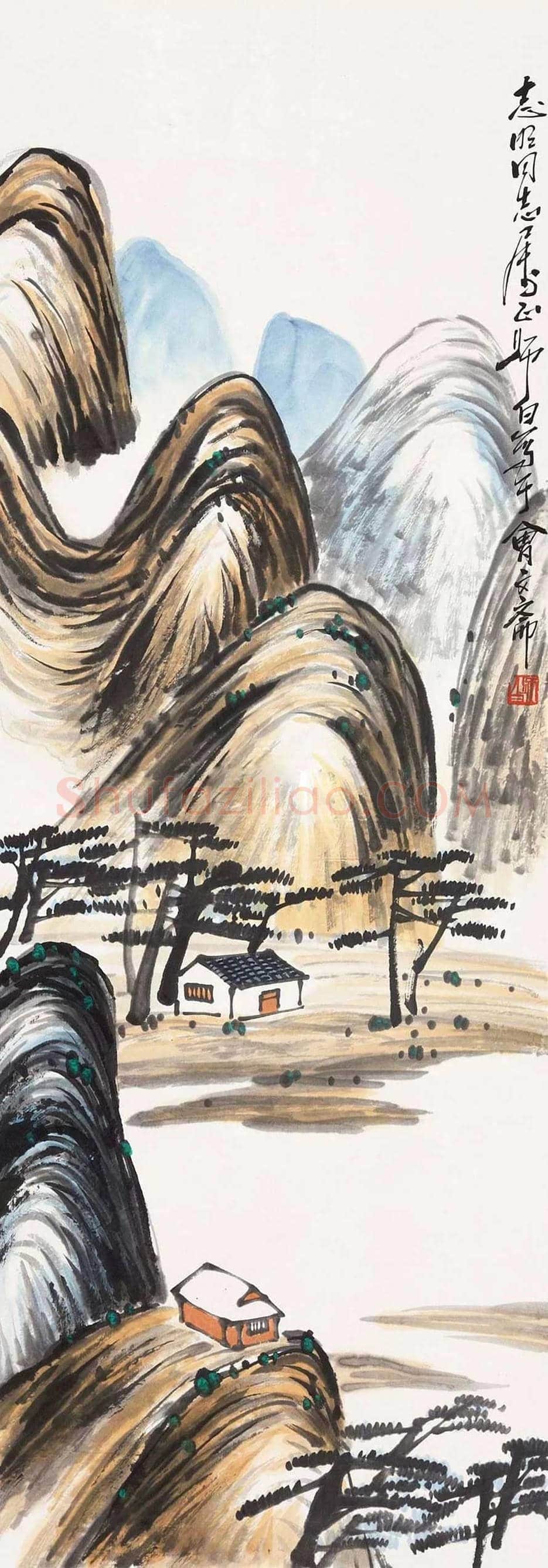 娄师白山水画欣赏 | 书画文摘