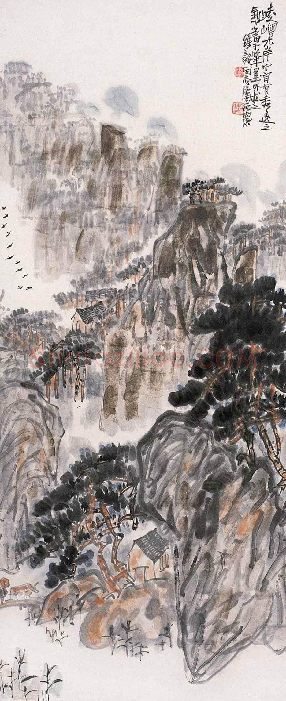 陈子庄山水画作品欣赏 | 书画文摘