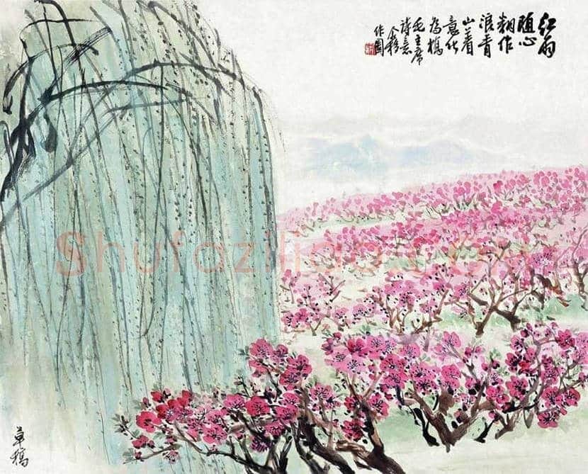 王个簃花鸟画作品欣赏 | 书画文摘