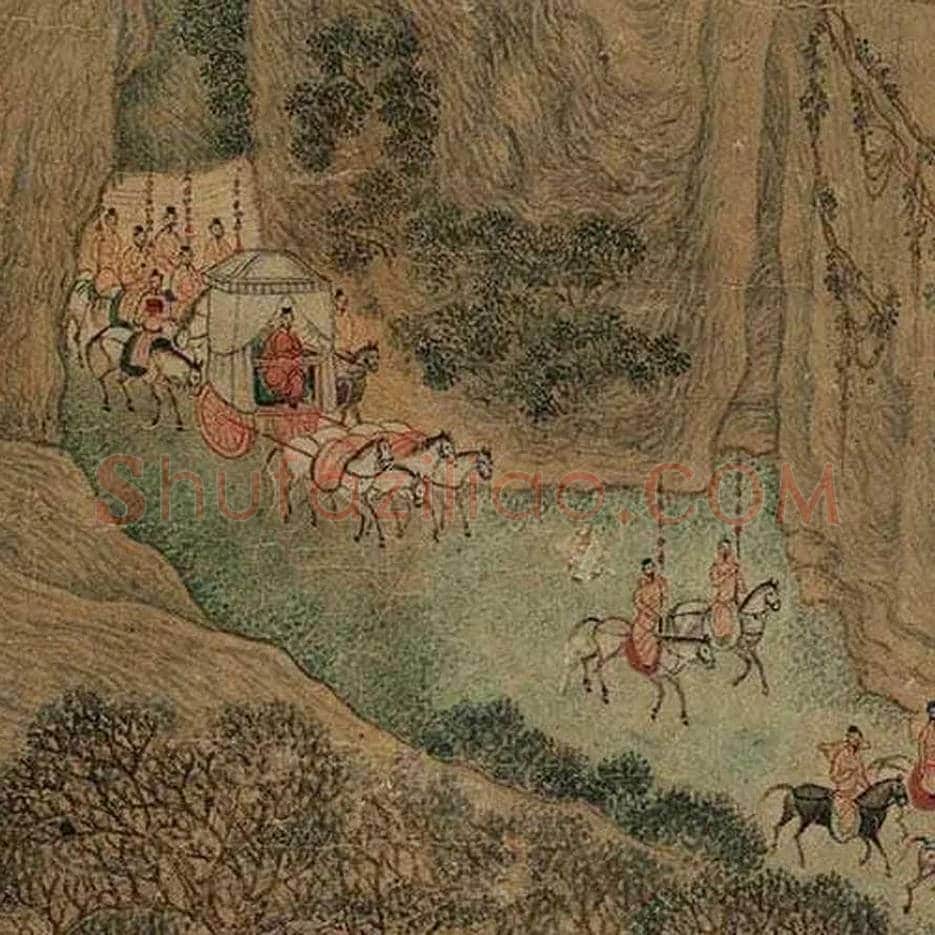 吴彬《明皇幸蜀图》 欣赏 | 书画文摘