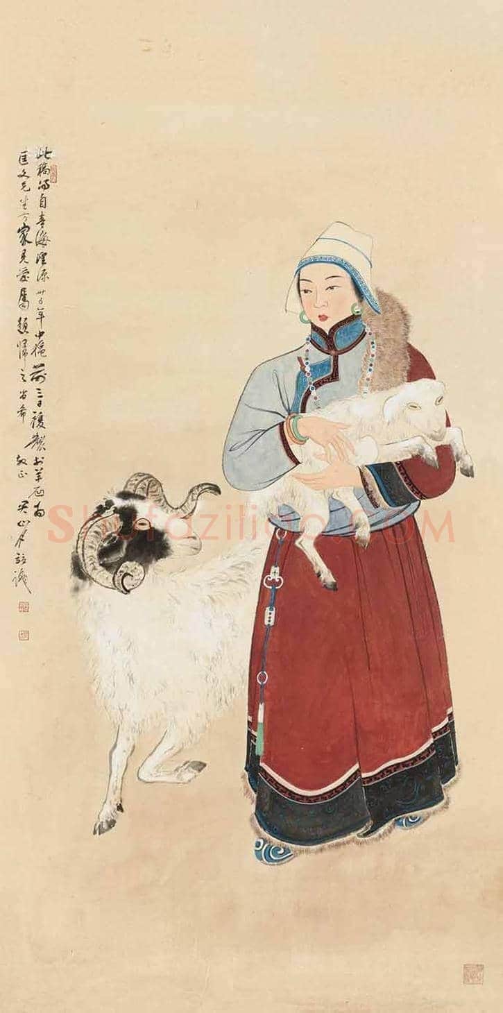 关山月人物画欣赏及拍卖 | 书画文摘
