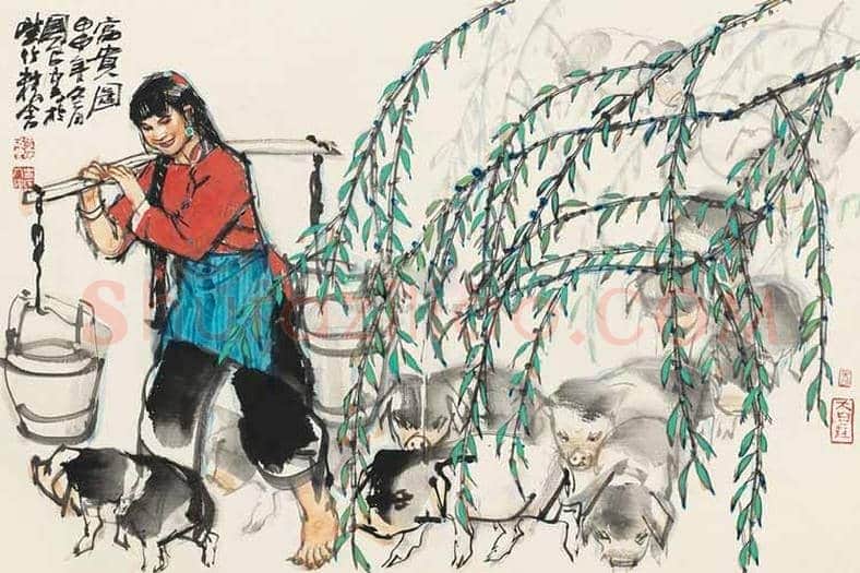 史国良画猪作品欣赏 | 书画学堂
