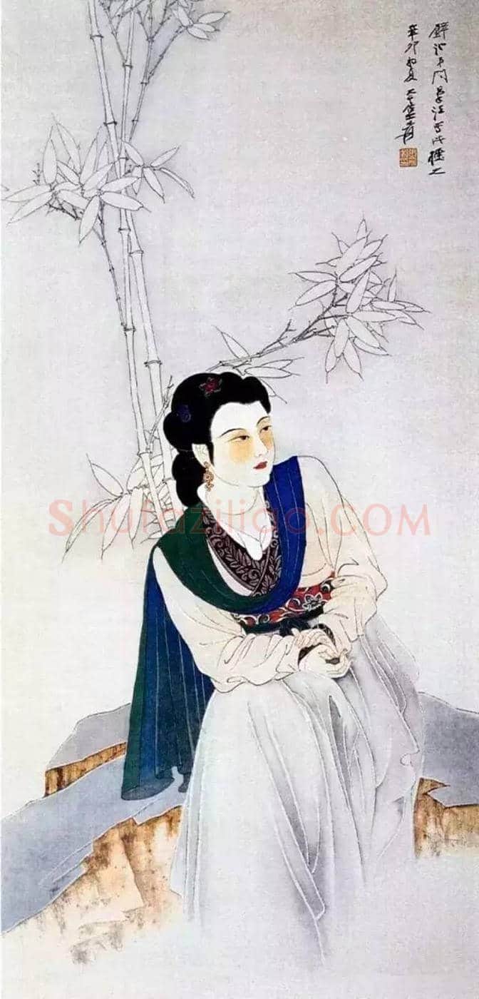 张大千笔下的高颜值美女 | 书画资料