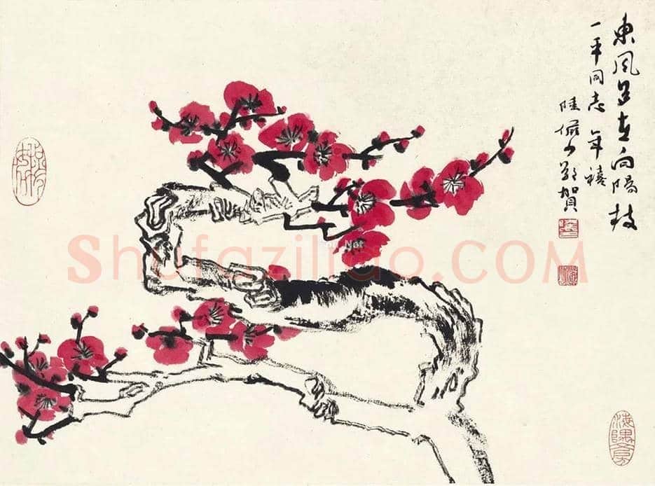 陆俨少梅花作品欣赏 | 书画知识