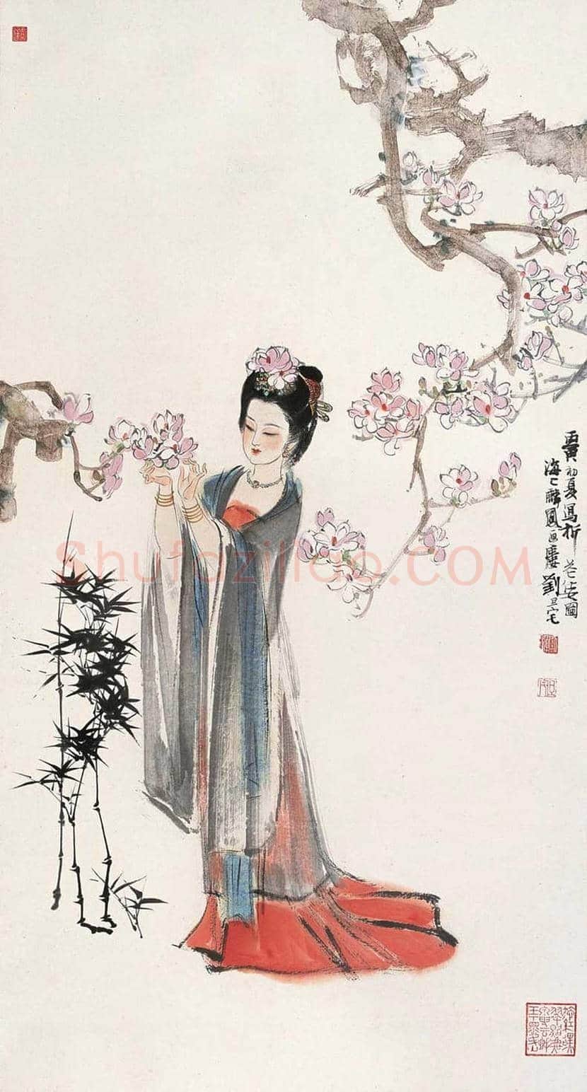 刘旦宅人物画作品欣赏 | 书画讲解
