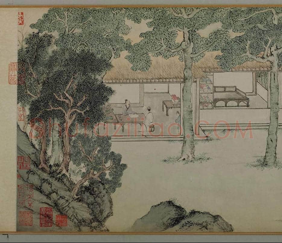 文征明代表作《真赏斋图》欣赏 | 书画知识